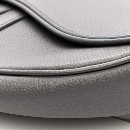 Christian Dior Grained Calfskin Mens Saddle Bag Grey 9 of 9