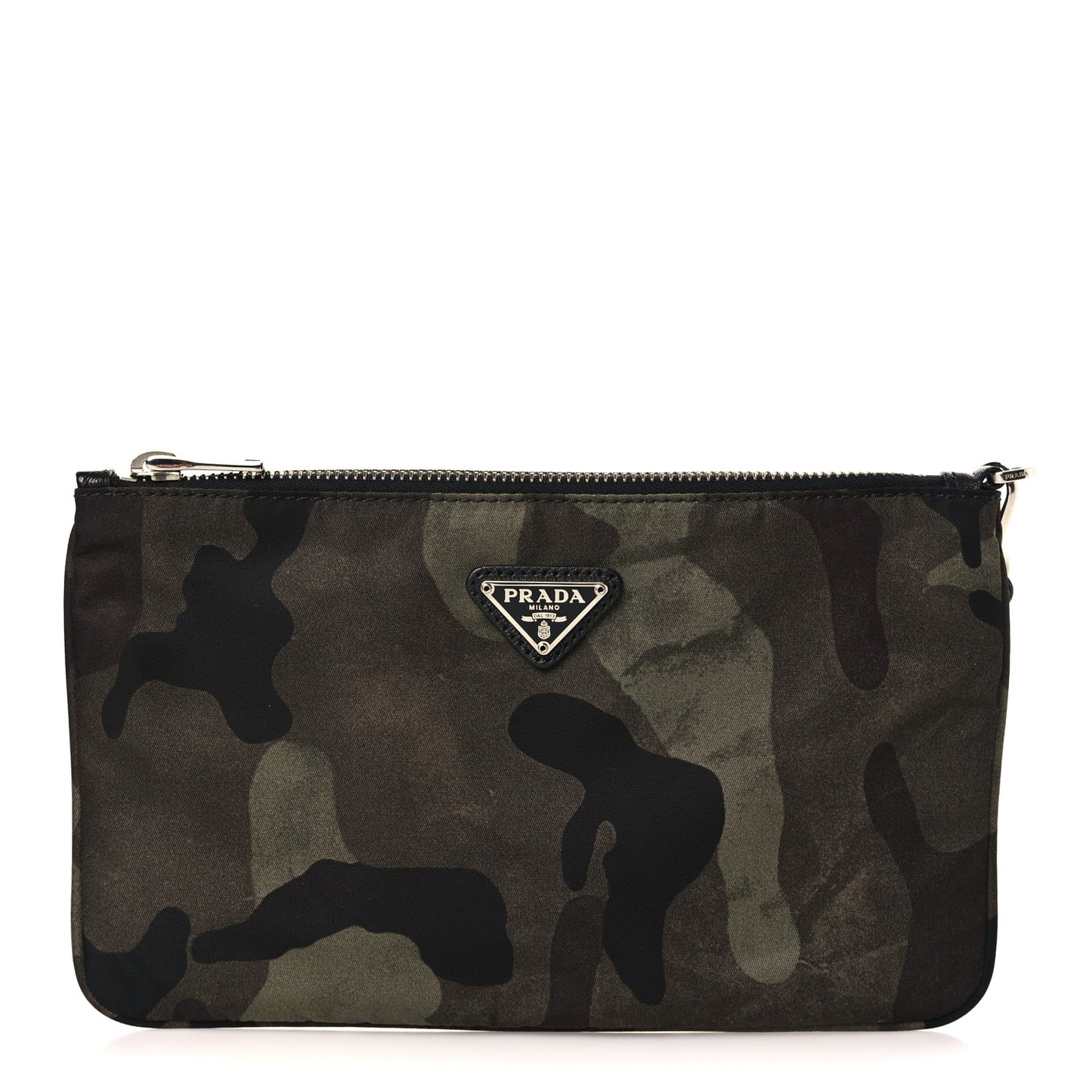 Tessuto Nylon Saffiano Wristlet Mimetico