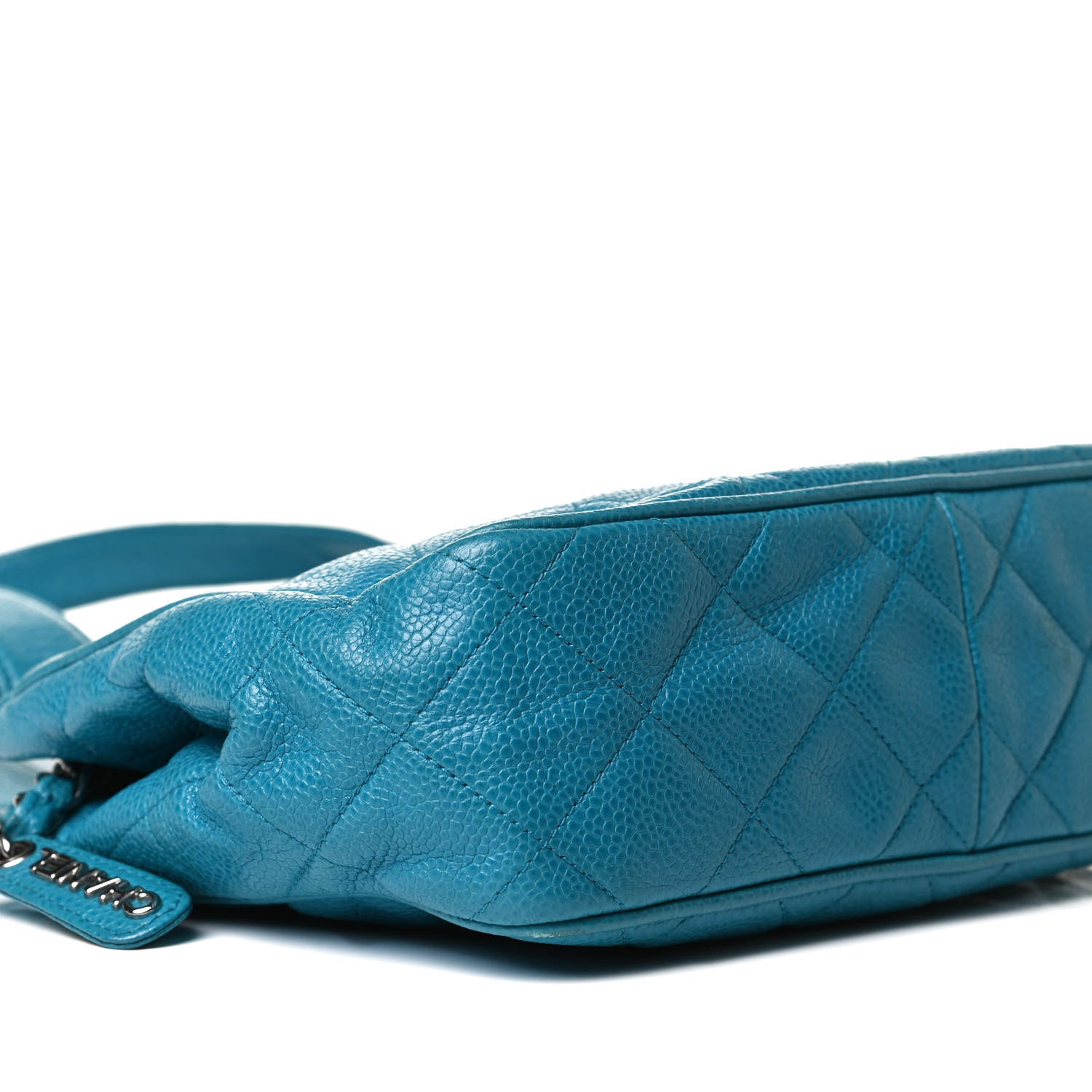 Chanel Caviar Quilted Shoulder Bag Blue 8 of 17