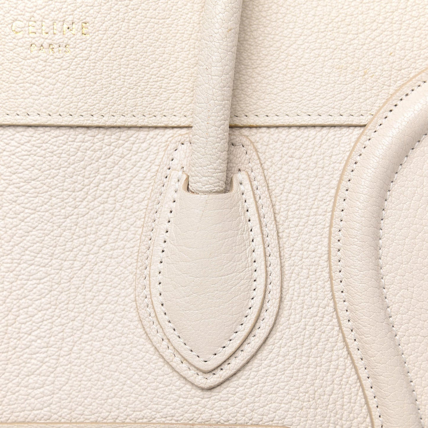 Goatskin Micro Luggage White