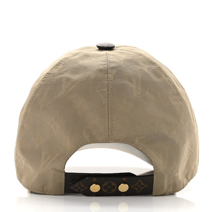 Louis Vuitton Polyester Silk Monogram LV Get Ready Cap M Beige 6 of 8