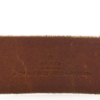Gucci Faded Calfskin Double G 40mm Belt 85 34 Cuir 3 of 6