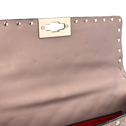 Valentino Garavani Lambskin Medium Rockstud Spike Shoulder Bag Poudre 9 of 9