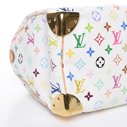 Louis Vuitton Monogram Multicolor Speedy 30 White 8 of 14