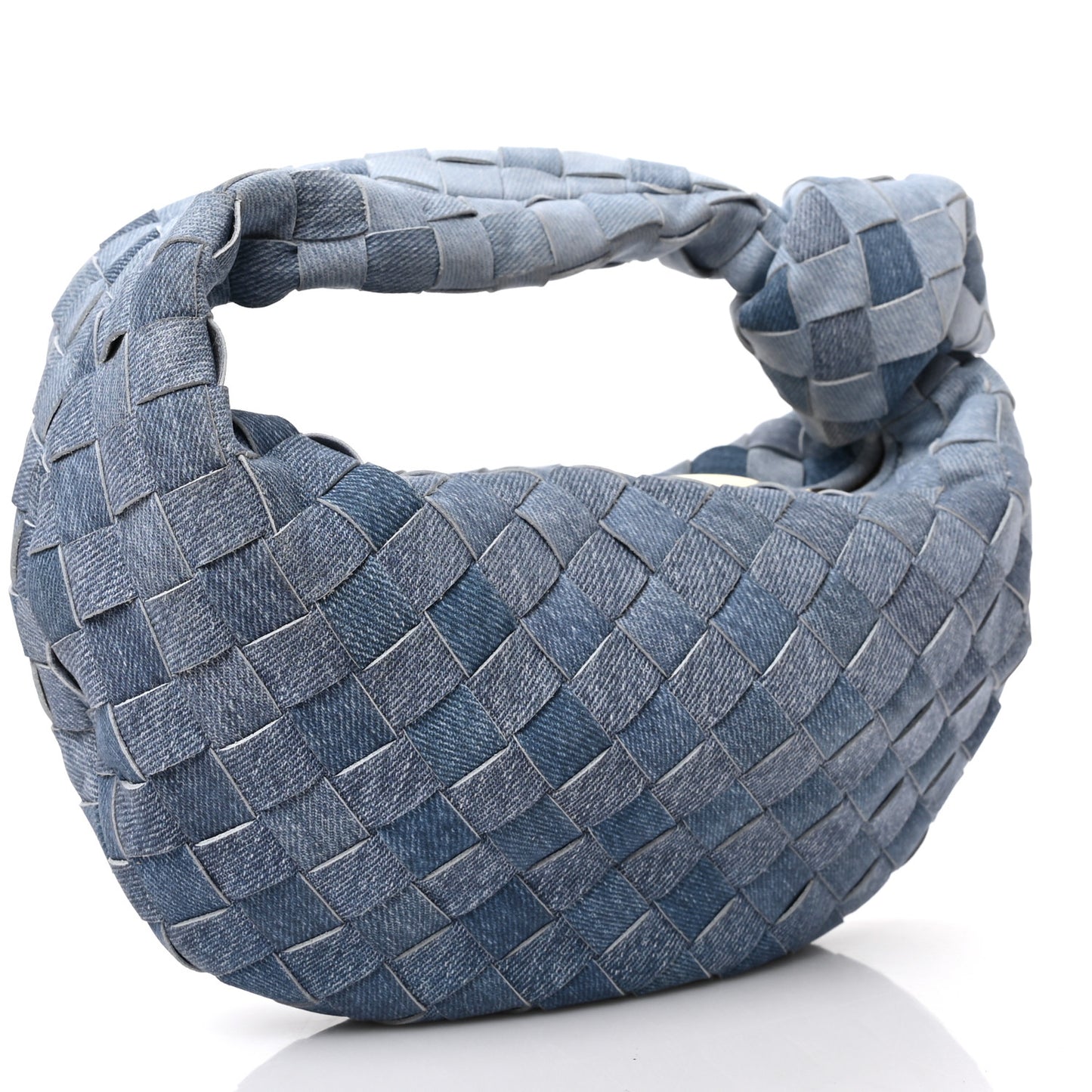 Nappa Denim Effect Intrecciato Mini Jodie Denim