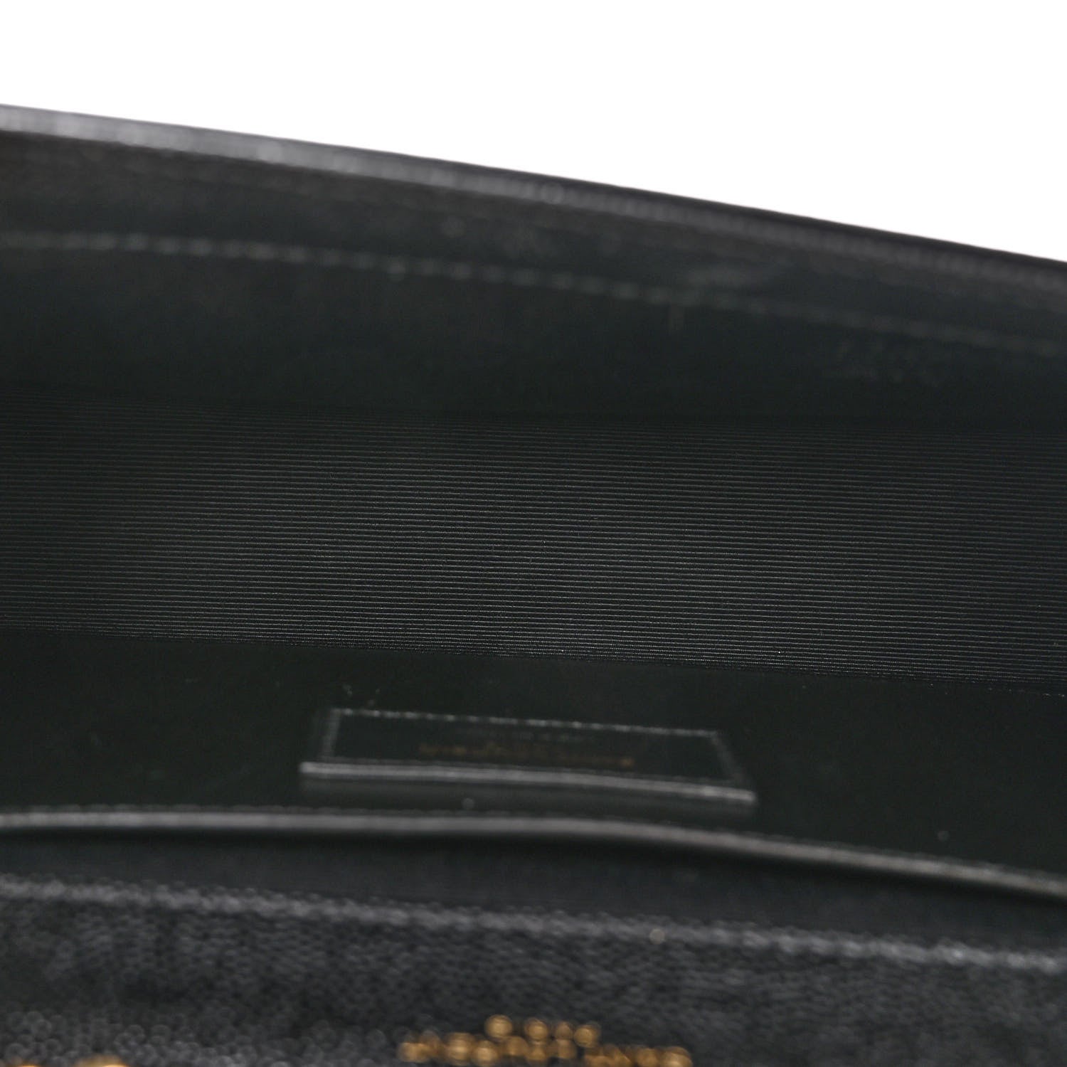 Saint Laurent Grain De Poudre Small Classic Monogram Kate Satchel Black 5 of 10