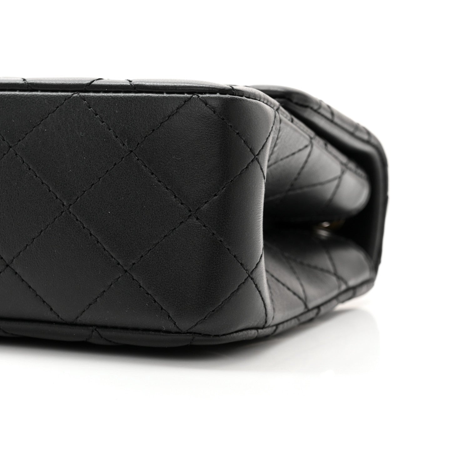 Chanel Lambskin Quilted Small Sweet Camellia Flap Black 10 of 11