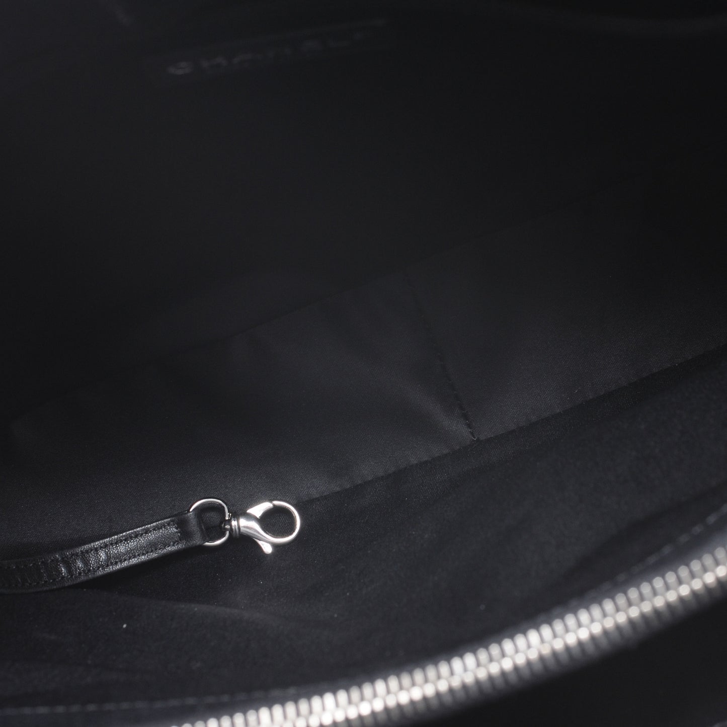 Caviar Quilted Grand Shopping Tote GST Black