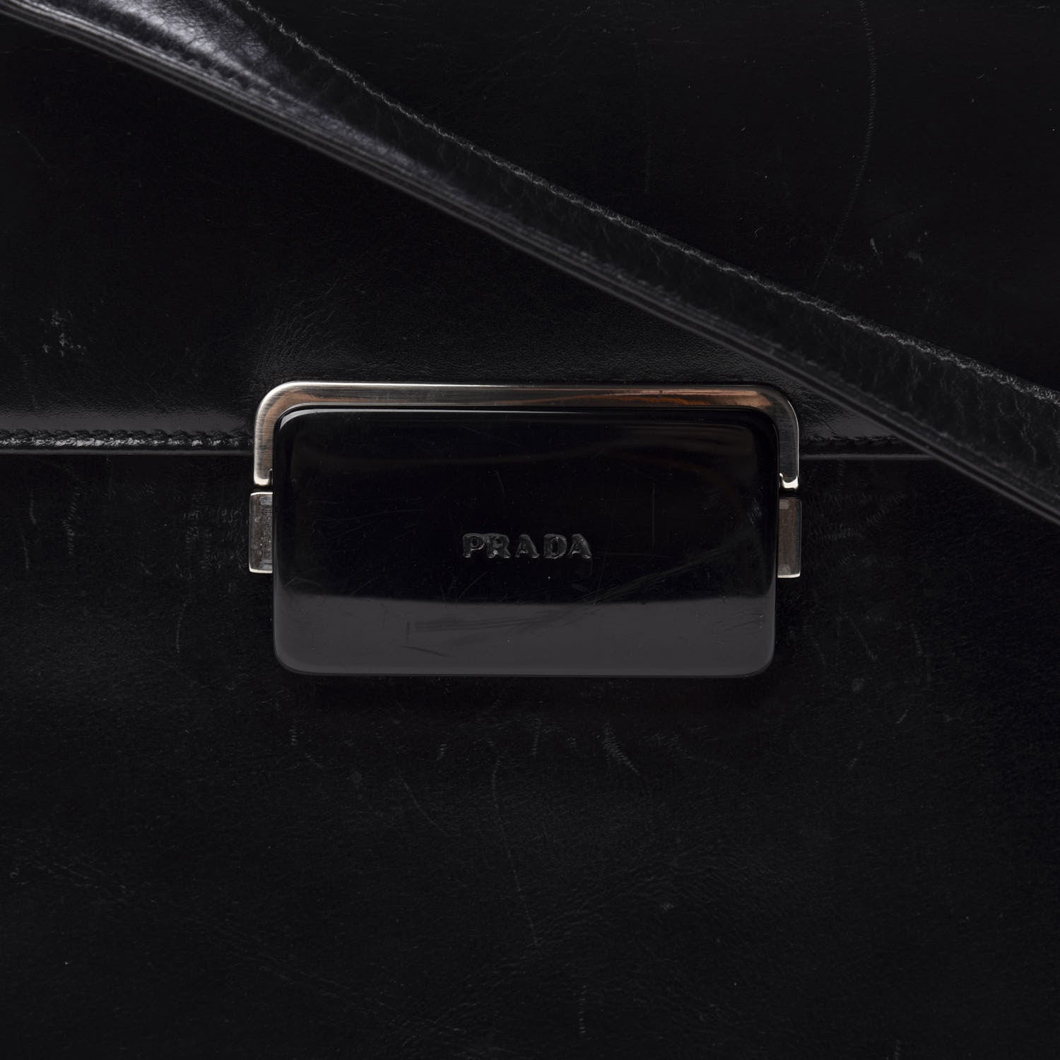 Prada Cuoio Crossbody Black 10 of 10