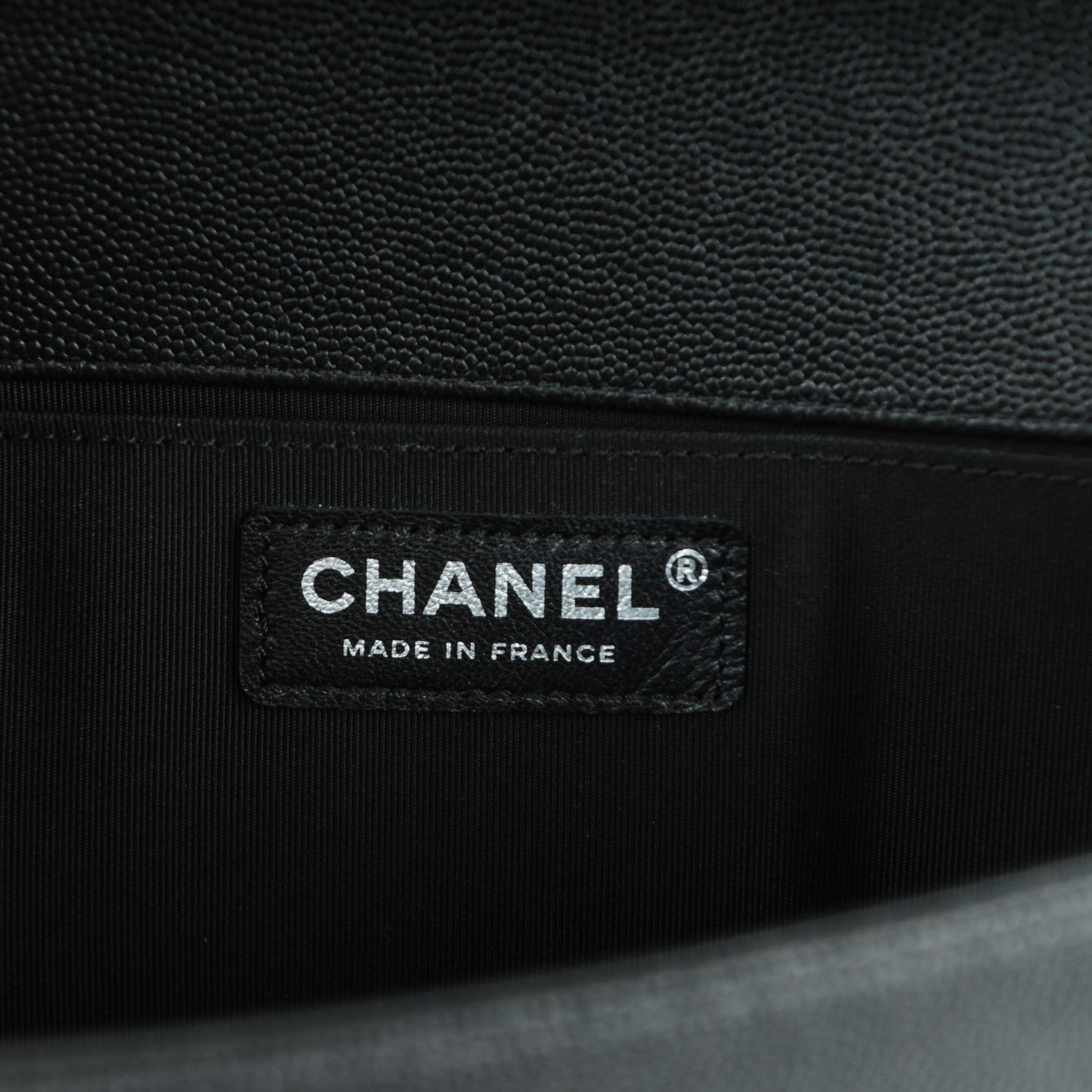 Chanel Caviar Quilted Medium Boy Flap So Black 7 of 8