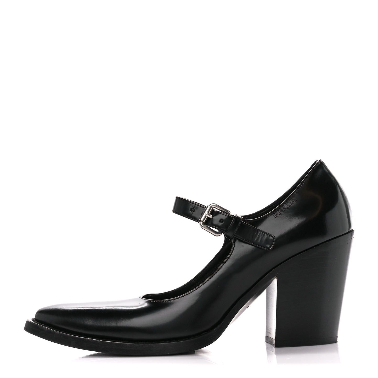 Spazzolato Mary Jane 90mm Pumps 39 Black