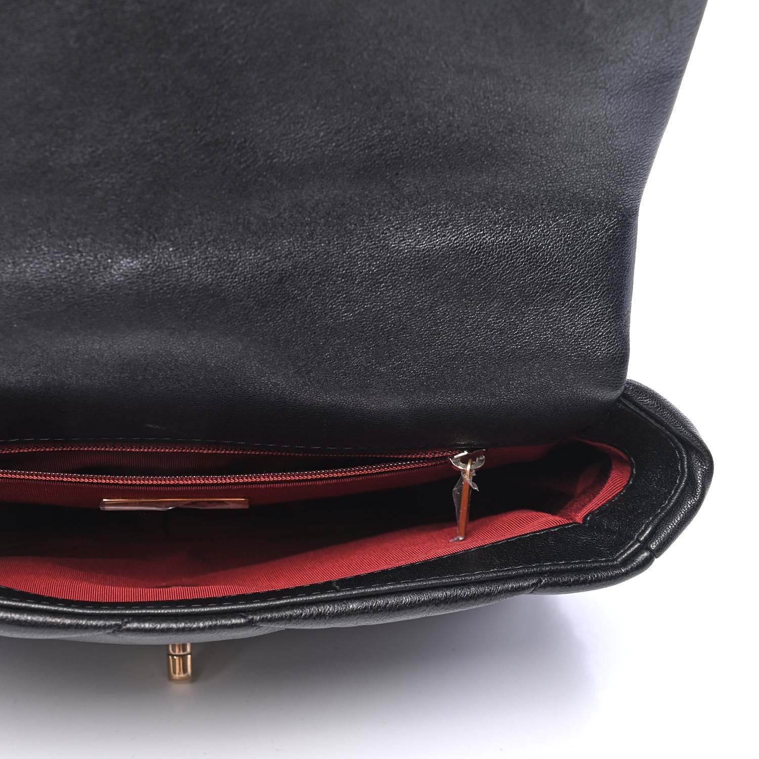 Chanel Goatskin Quilted Medium Chanel 19 Flap Black 4 of 4