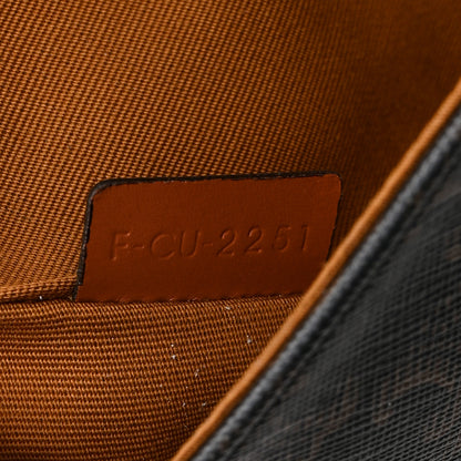 Celine Triomphe Canvas Triangle Crossbody Bag Tan 7 of 10