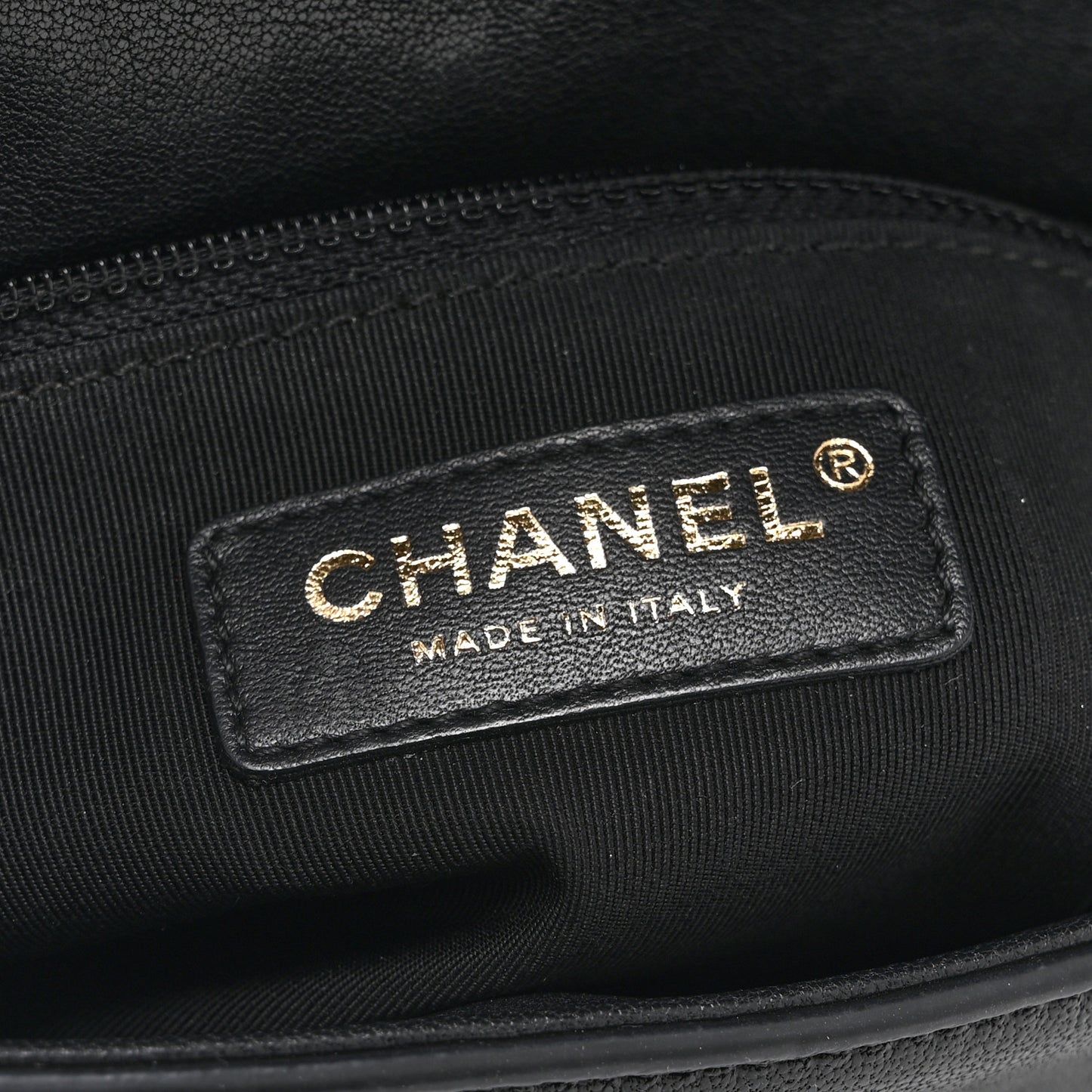 Sheepskin Chevron Quilted Mini Double Chevron Flap Black