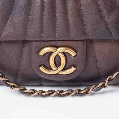 Chanel Calfskin XL Degrade Flap Bronze 3 of 11
