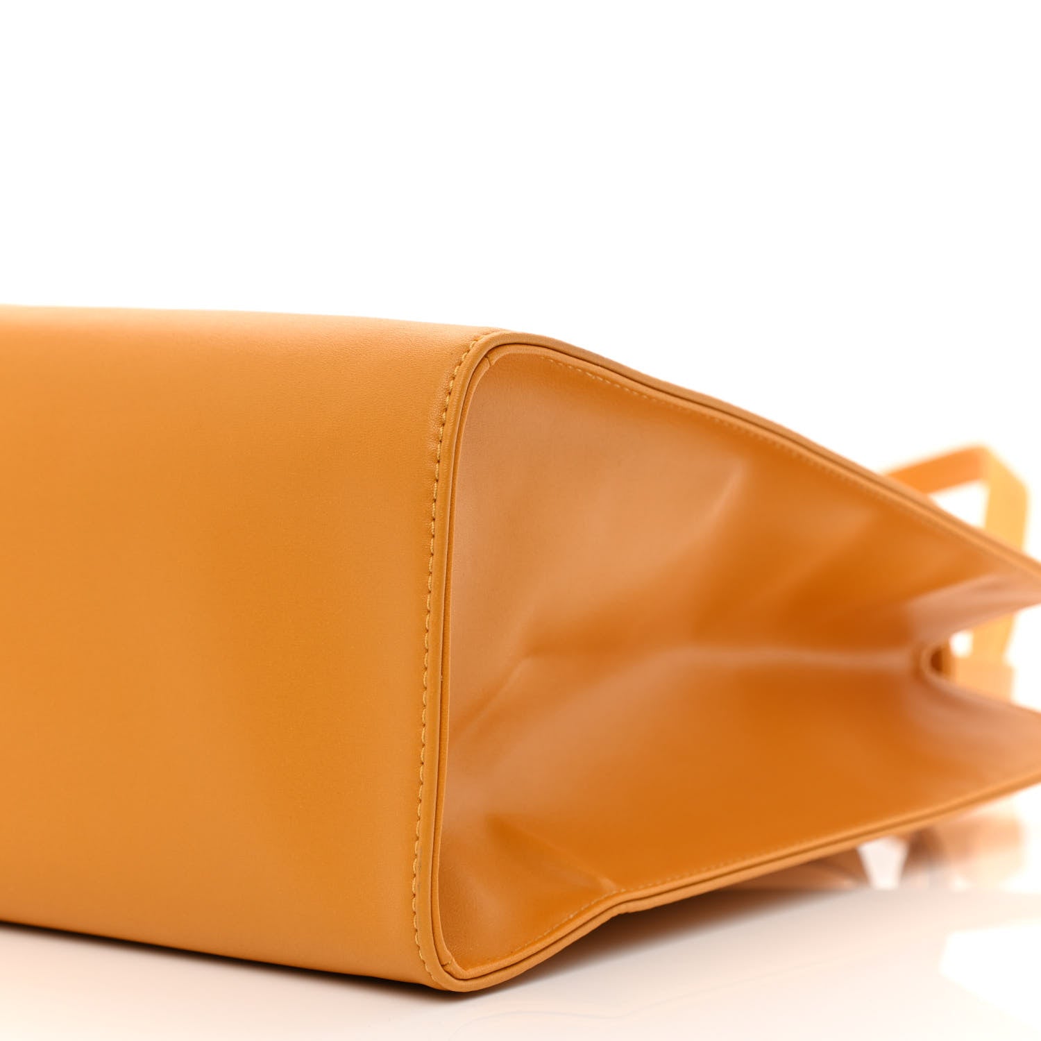 Telfar Vegan Leather Medium Shopping Bag Mustard 11 of 11