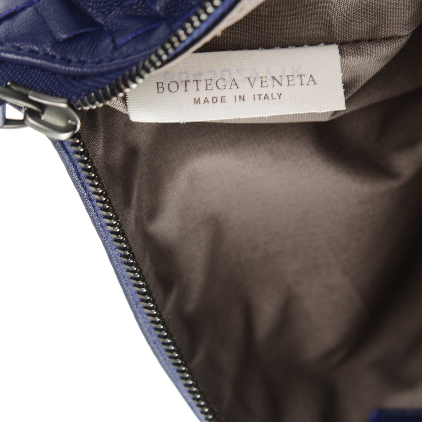 Nappa Intrecciato Document Case Blue