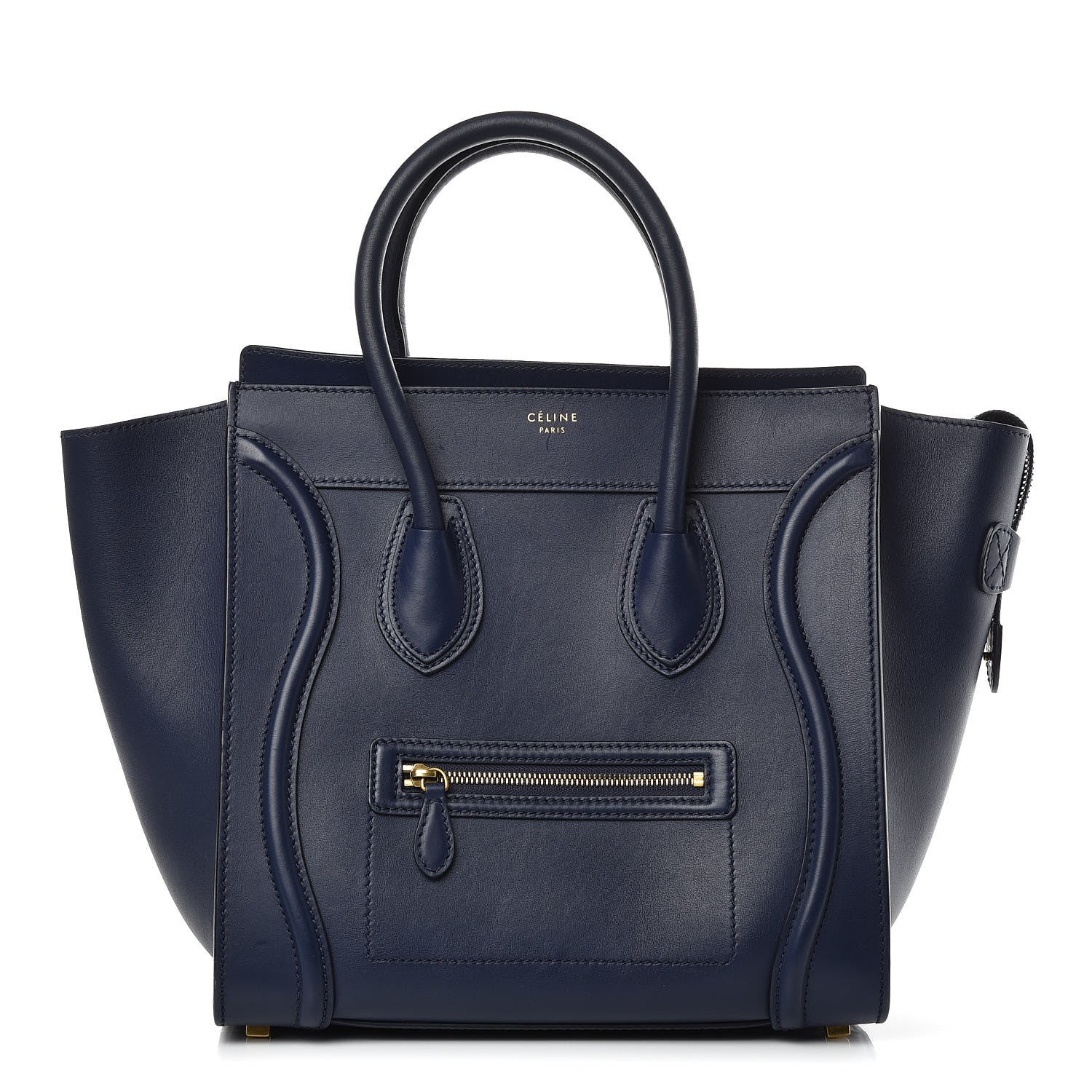 Celine Smooth Calfskin Mini Luggage Ink 1 of 12