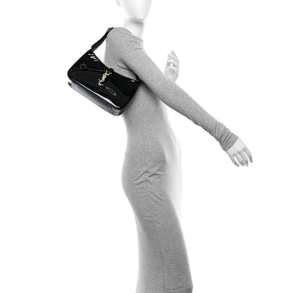 Saint Laurent Patent Le 5 A 7 Hobo Black 2 of 13