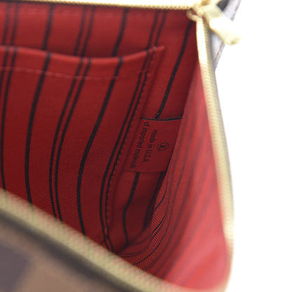 Louis Vuitton Damier Ebene Neverfull MM GM Pochette 7 of 9