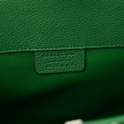 Salvatore Ferragamo Grained Calfskin Studio Top Handle Bag Green 6 of 9