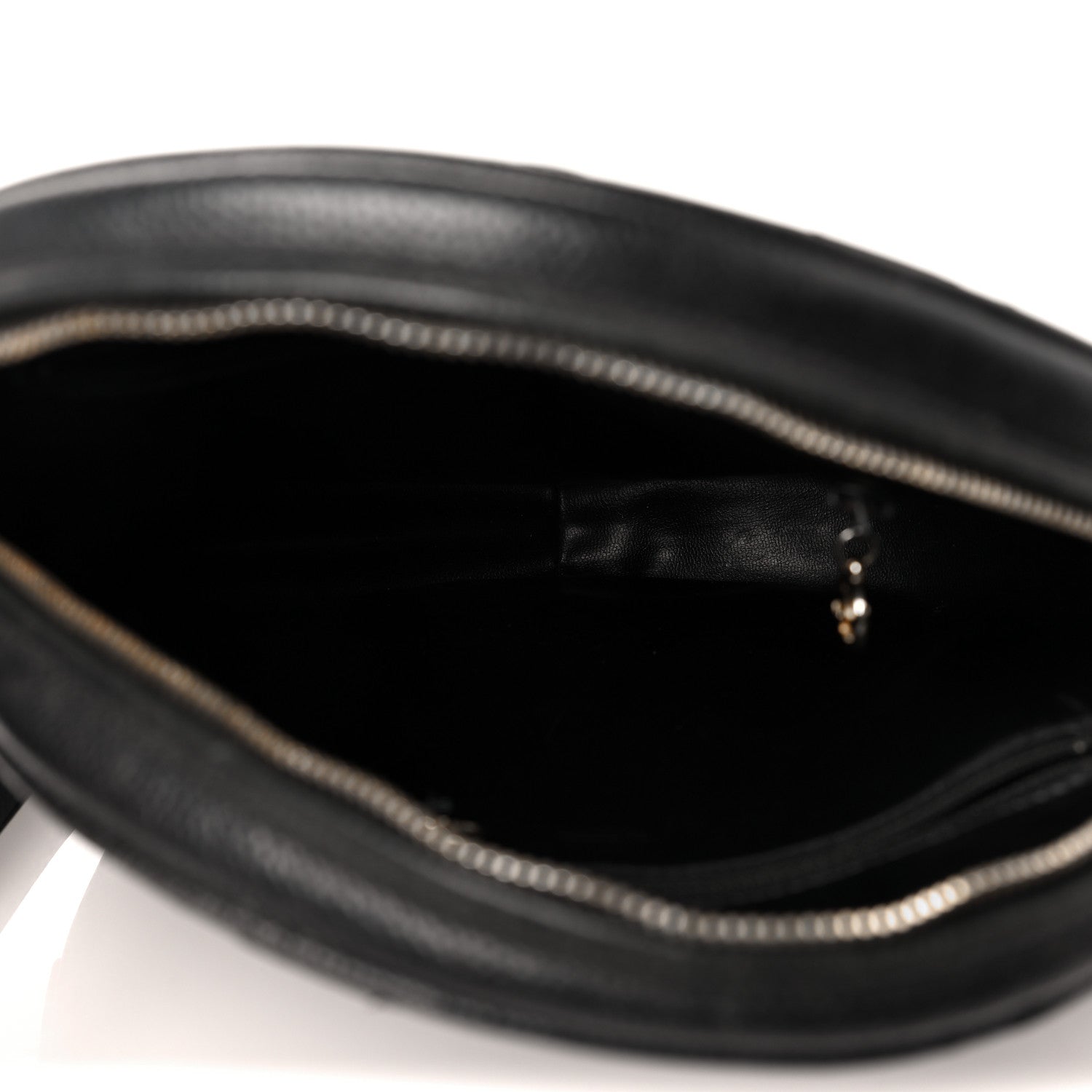 Chanel Caviar Quilted Round Shoulder Bag Black 4 of 15