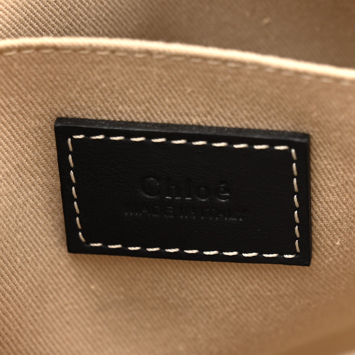 Cotton Calfskin Small Woody Ribbon Tote White Blue White Blue