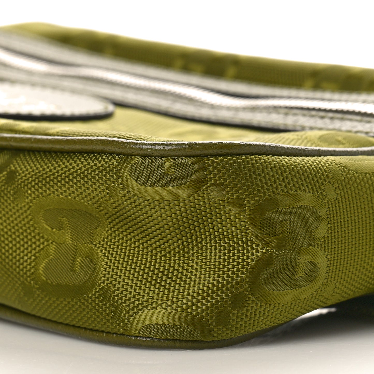 Econyl Nylon Monogram Off The Grid Belt Bag Juniper Green