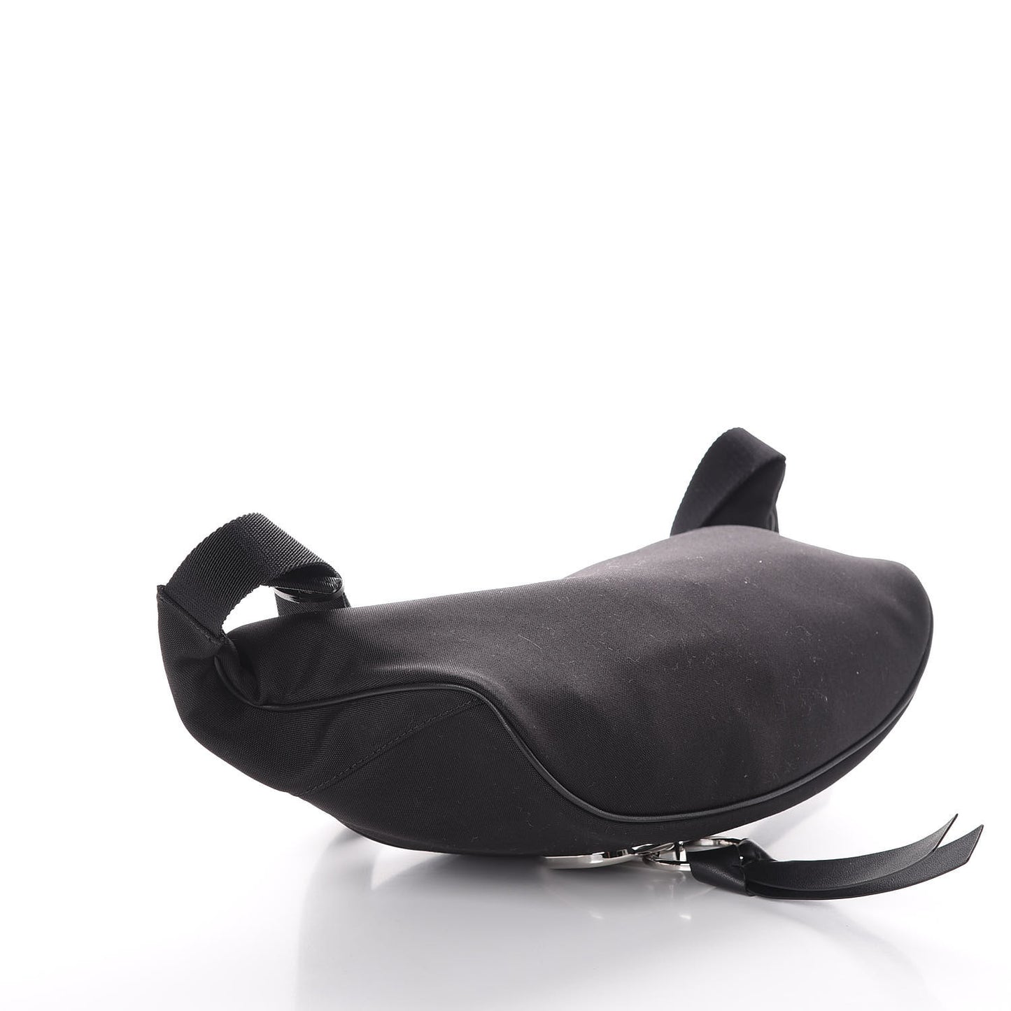 Nylon VRing Belt Bag Black