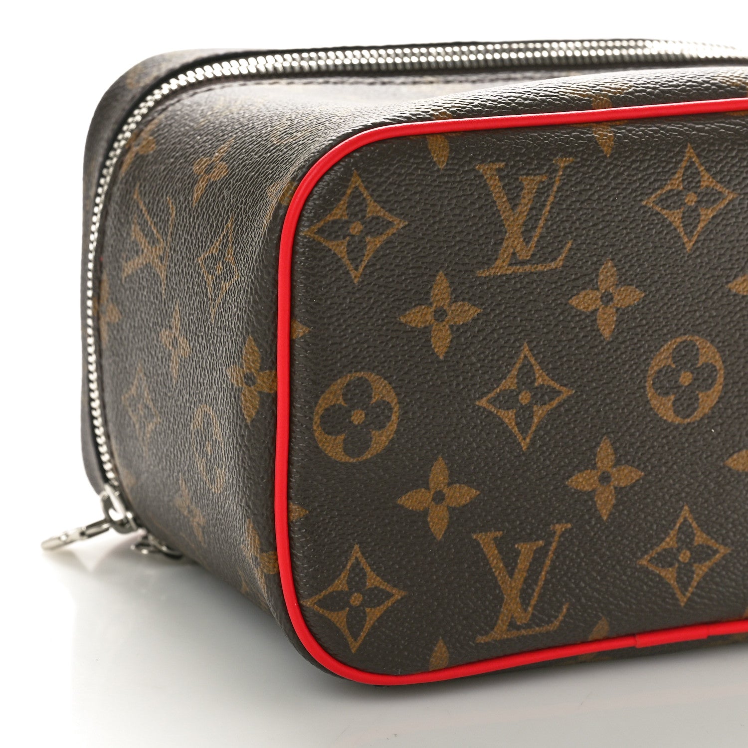 Louis Vuitton Monogram Macassar Nice Mini Rouge 7 of 7
