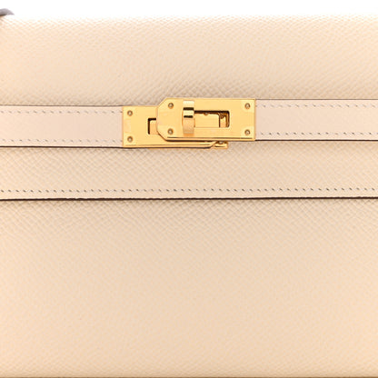 Hermes Epsom Verso Kelly Wallet To Go Nata Jaune Poussin 8 of 11