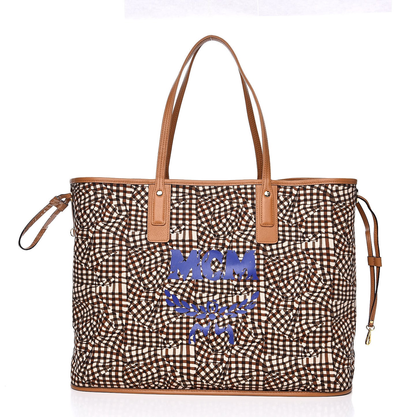 Visetos Large Liz Reversible Shopper Tote Cognac