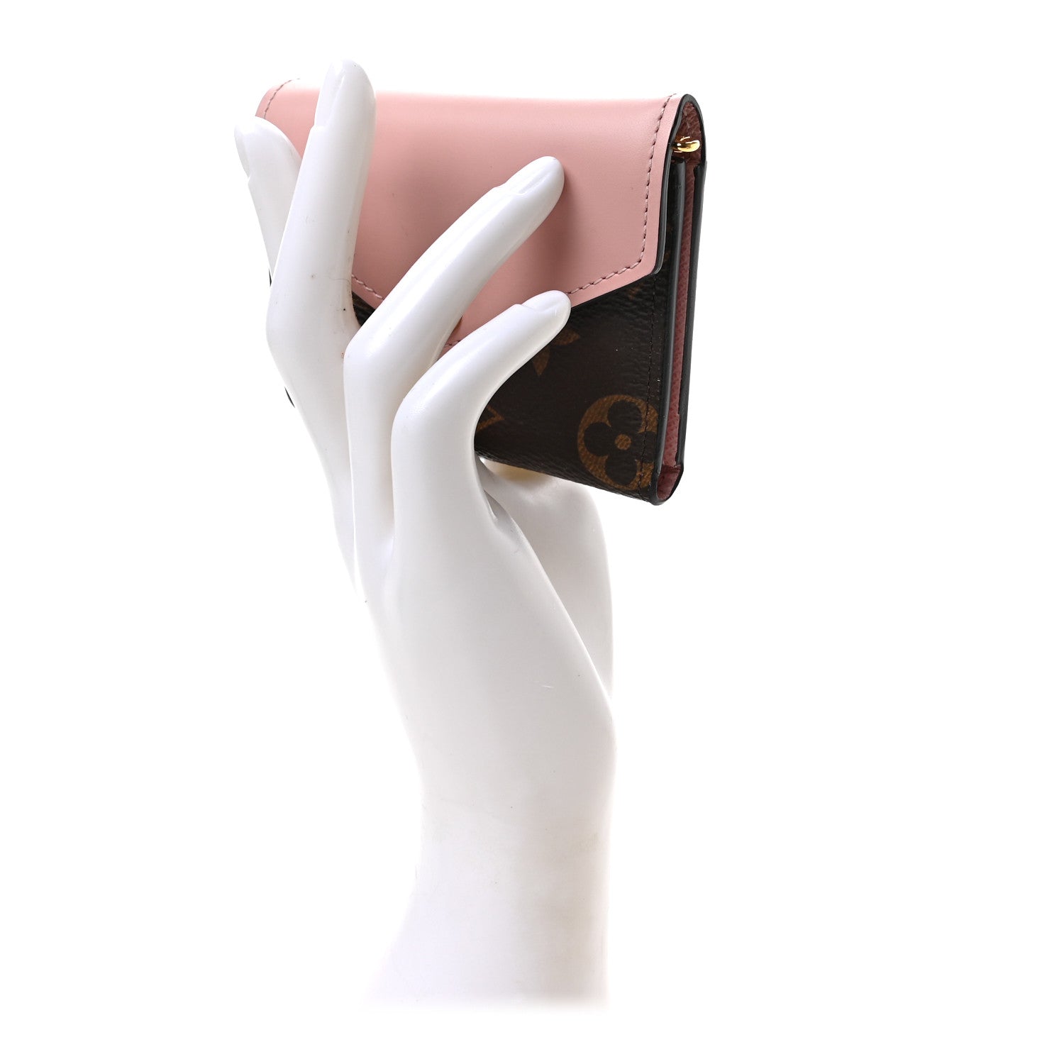 Louis Vuitton Monogram Zoe Wallet Rose Ballerine 2 of 6