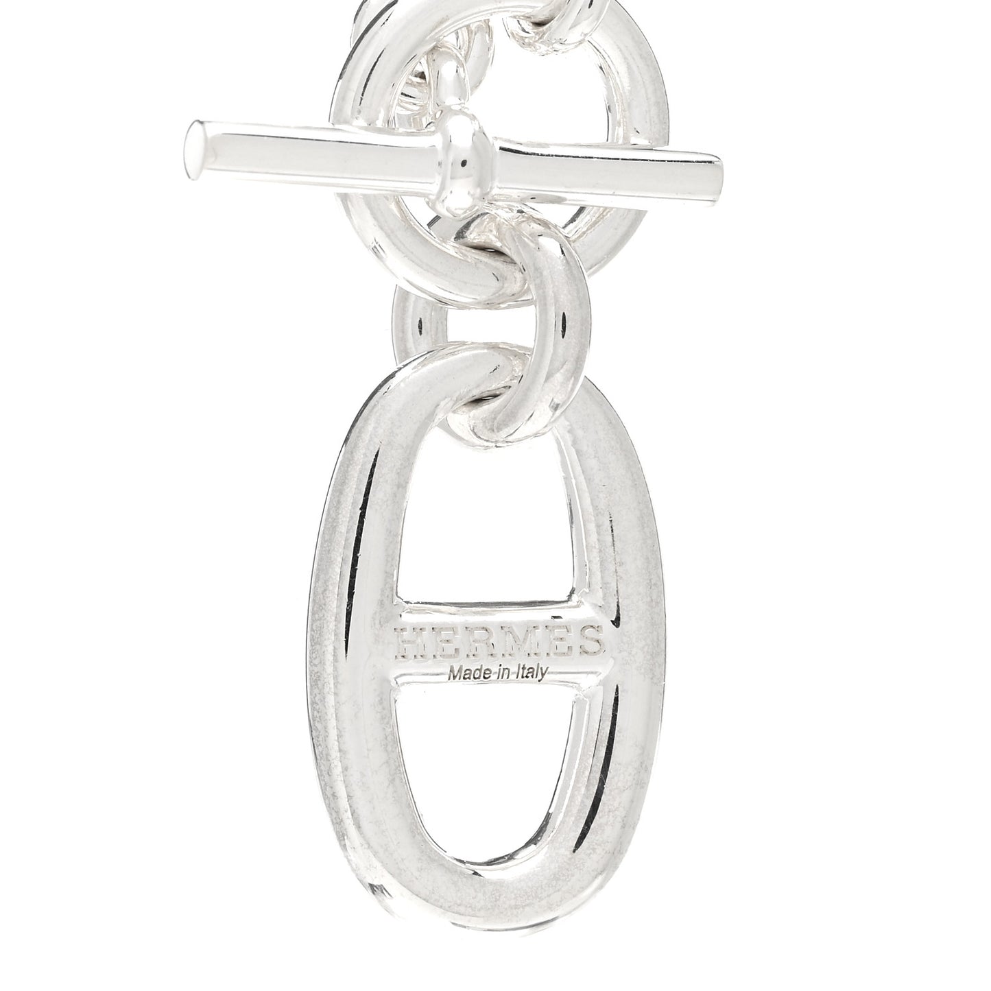Sterling Silver Amulette Chaine d'Ancre Necklace