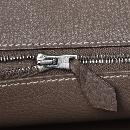 Hermes Taurillon Clemence JPG Shoulder Birkin II 42 Etoupe 19 of 37