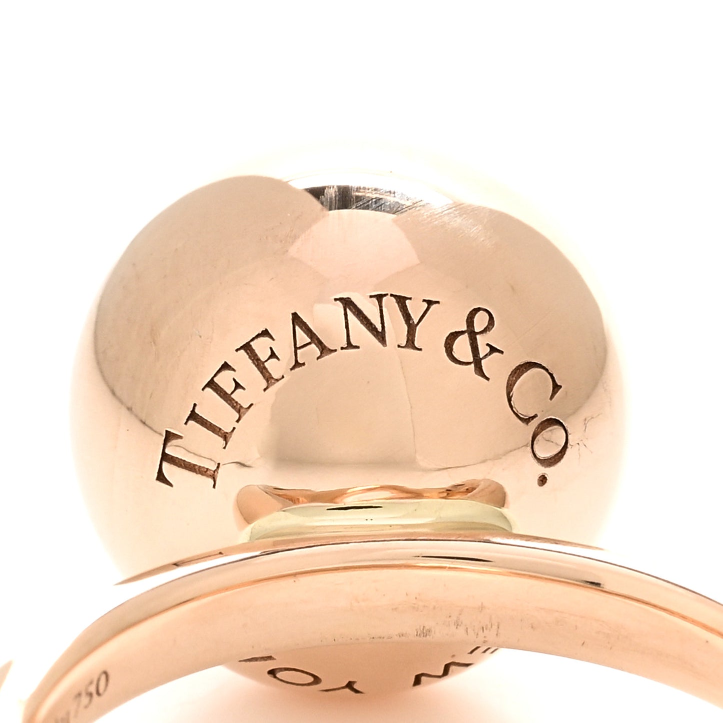 18K Rose Gold 12mm HardWear Ball Ring 52 6