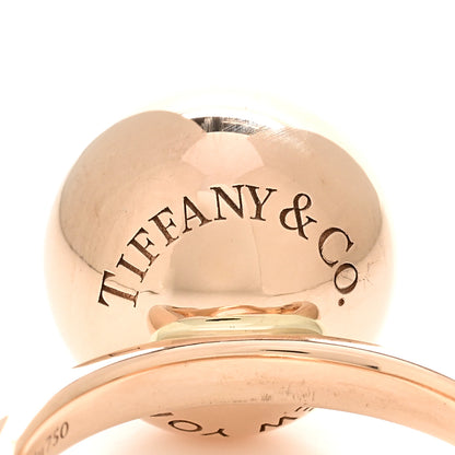 Tiffany 18K Rose Gold 12mm HardWear Ball Ring 52 6 4 of 5