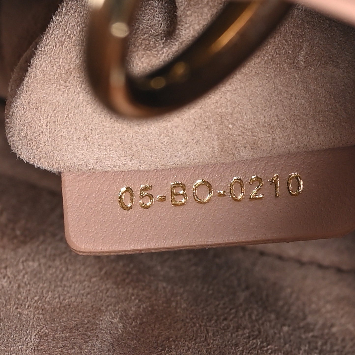 Lambskin Cannage Medium Lady Dior Bois de Rose