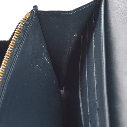 Louis Vuitton Vernis Sarah Wallet Blue Nuit 9 of 10