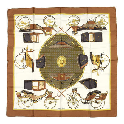 Hermes Silk Les Voitures A Transformation Scarf 90 1 of 4