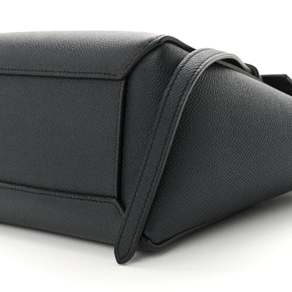 Celine Grained Calfskin Nano Belt Bag Navy 10 of 12