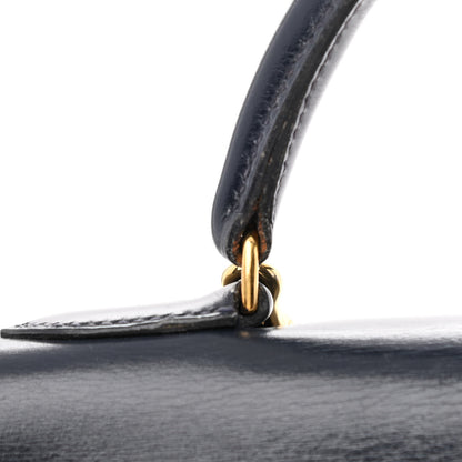 Hermes Box Kelly Sellier 32 Bleu Marine 17 of 17