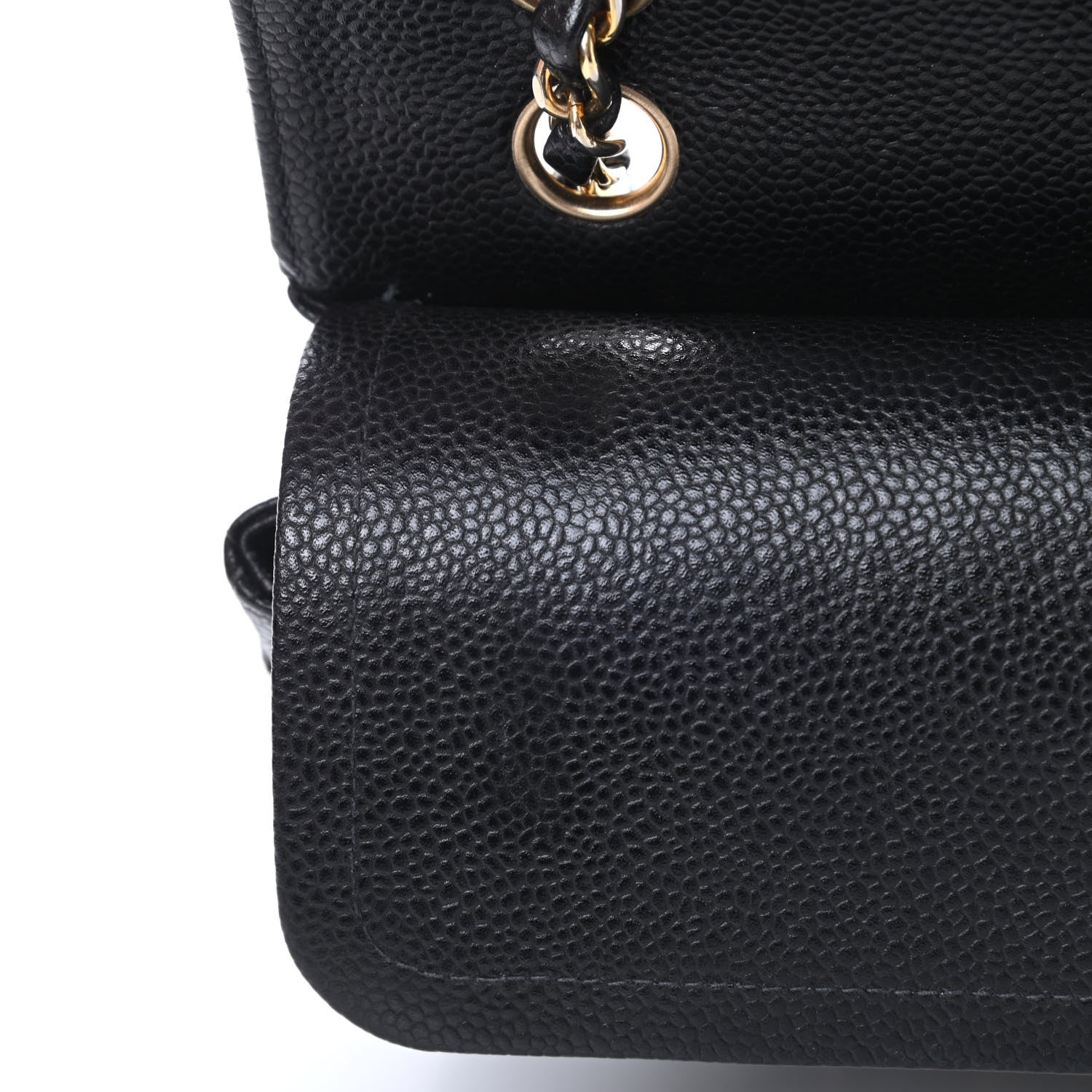 Chanel Caviar Quilted Medium Double Flap Black 17 of 20