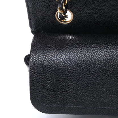 Chanel Caviar Quilted Medium Double Flap Black 17 of 20