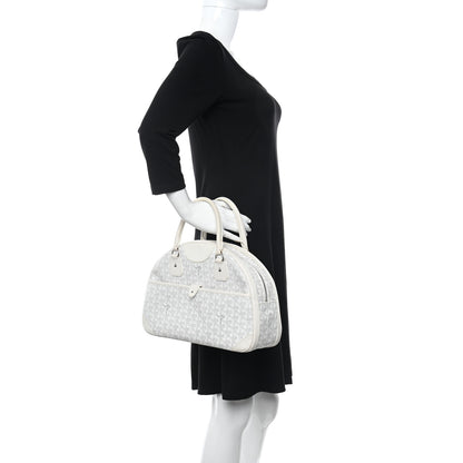 Goyard Goyardine Saint Jeanne MM Bowler White 2 of 10