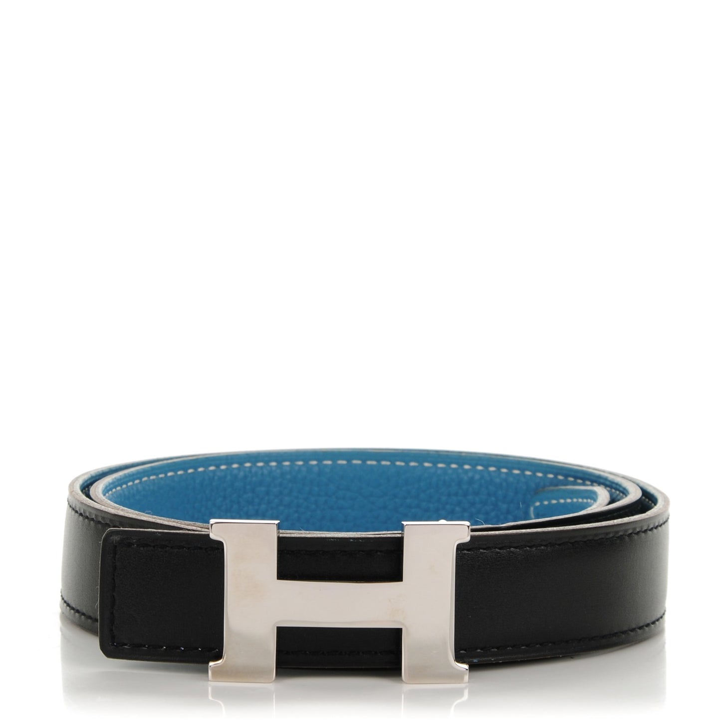 Box Togo 24mm Constance H Belt 75 Black Blue Jean