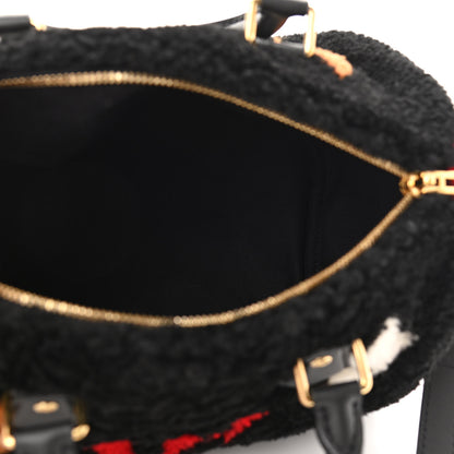 Louis Vuitton Monogram Teddy Speedy Bandouliere 25 Red 5 of 10