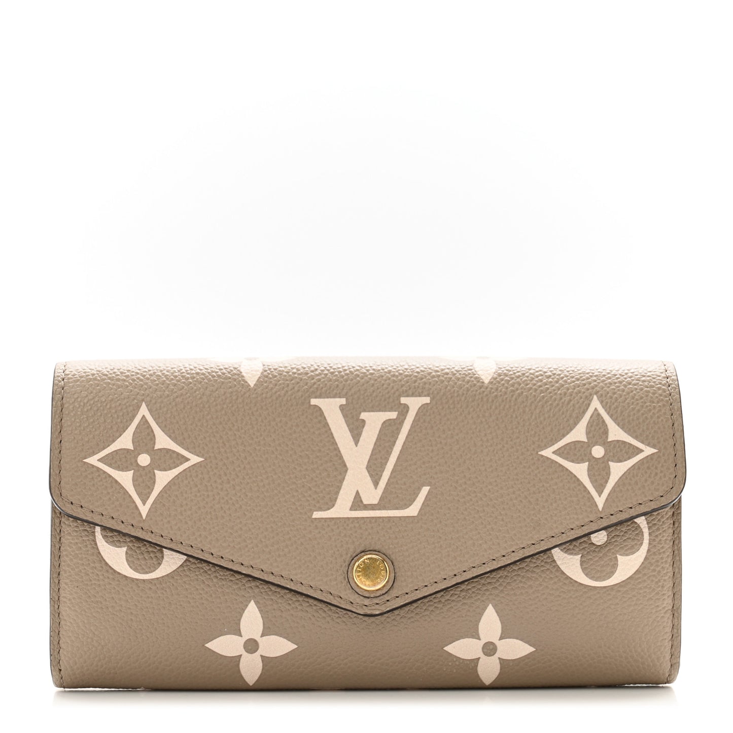 Empreinte Monogram Giant Sarah Wallet Tourterelle Creme