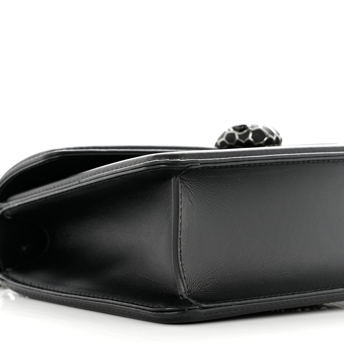 Quilted Nappa Smooth Calfskin Serpenti Forever Diamond Blast Shoulder Bag Black