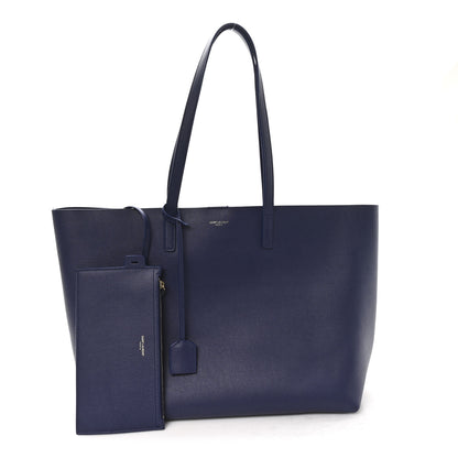 Saint Laurent Calfskin Large Shopping Tote Saphir 3 of 12